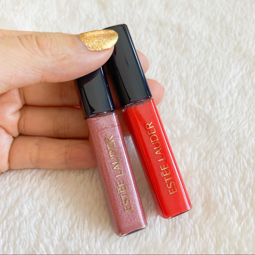 Brand New Estée Lauder 2-piece 4.6ml Lip Gloss Set